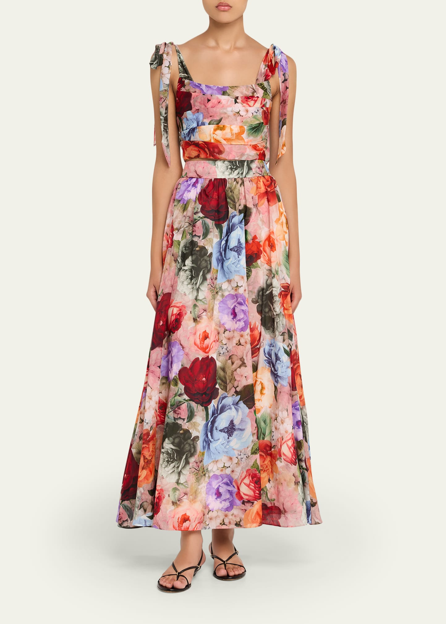 Haven Floral Cropped Blouse - 2