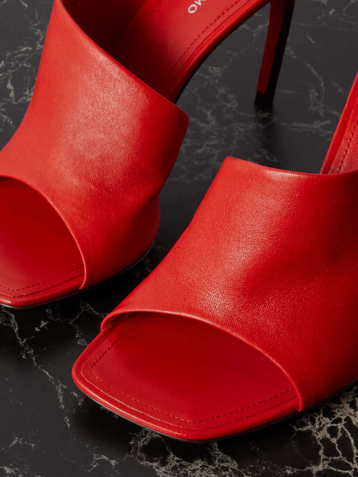 Nymphe leather mules - 4