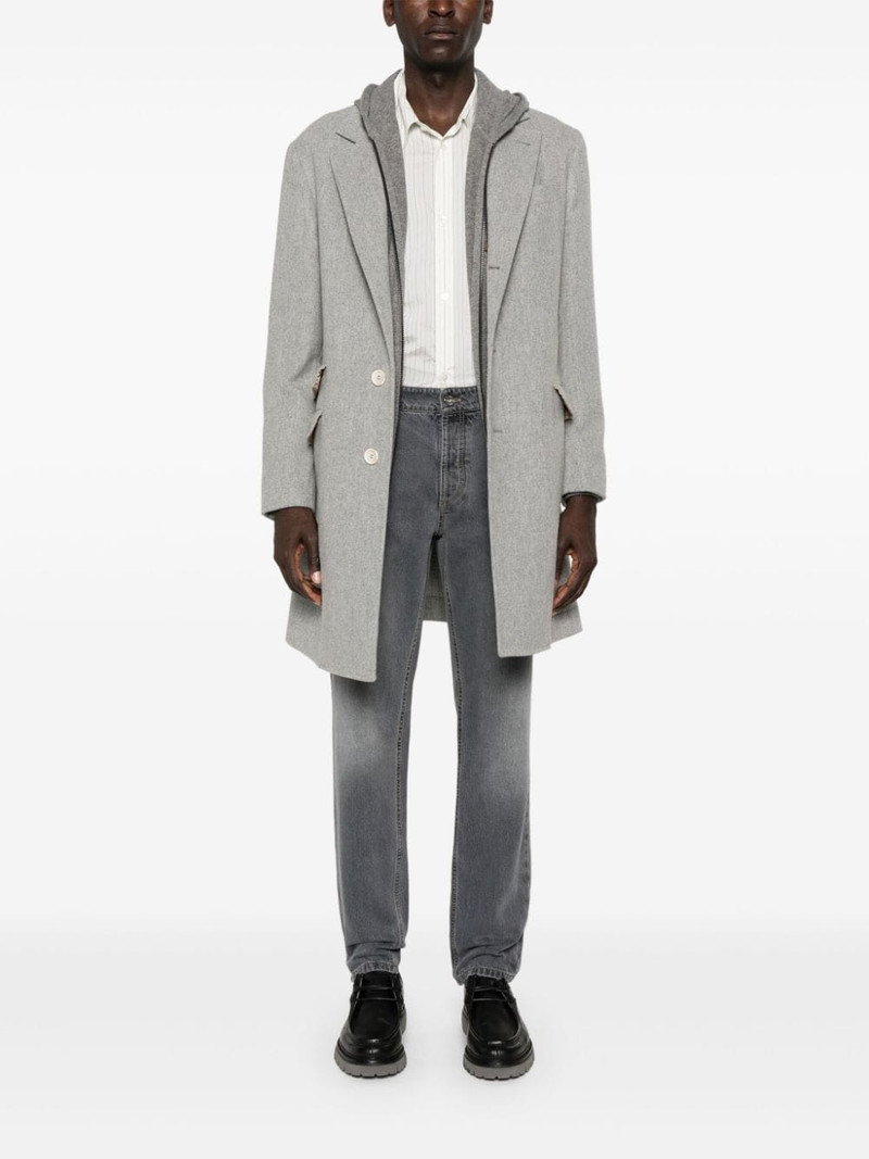 Brunello Cucinelli mid-rise tapered jeans outlook