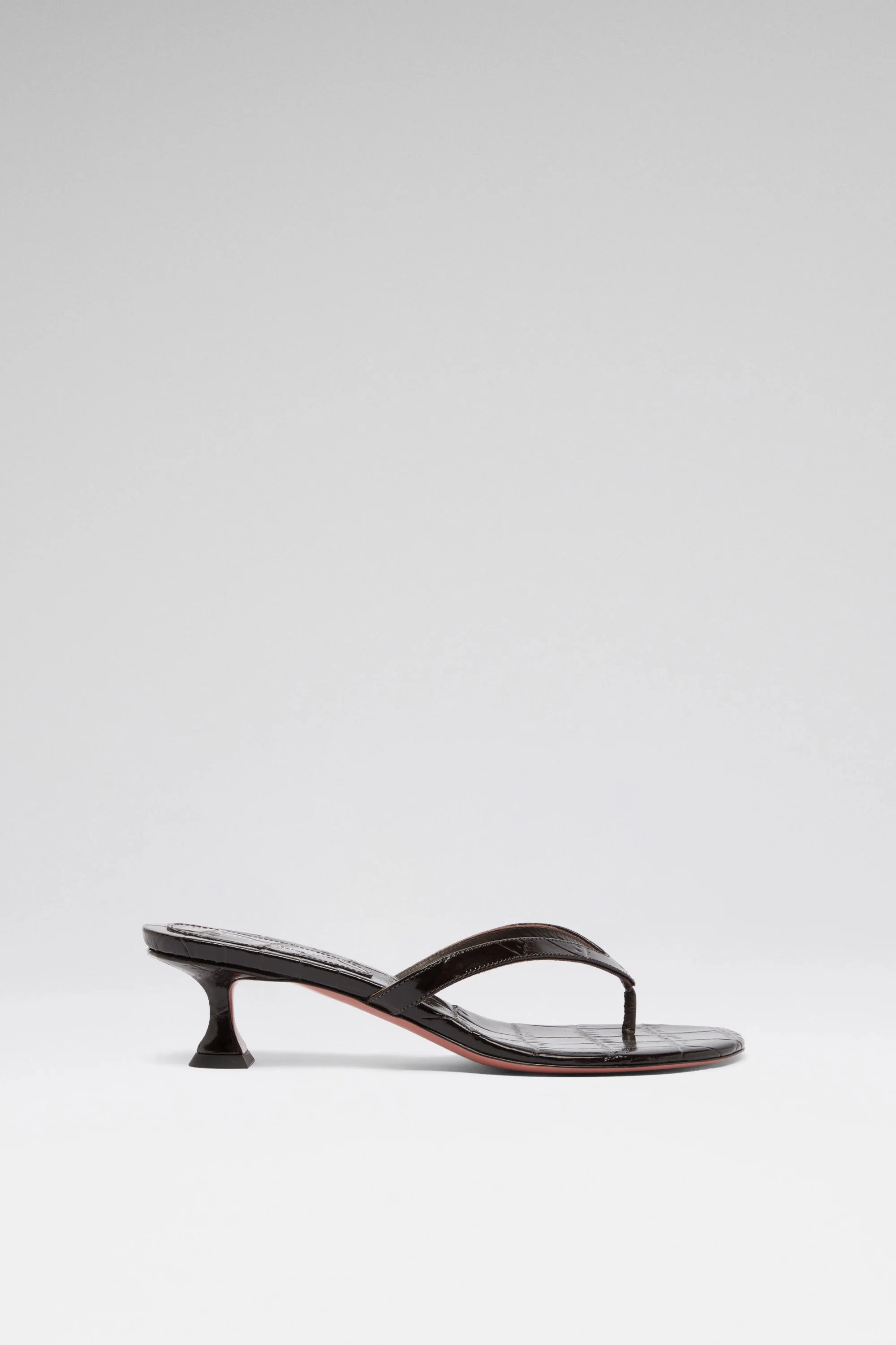 JULIETTE THONG SLIPPER 45 SHINY COFFEE CROC - 1