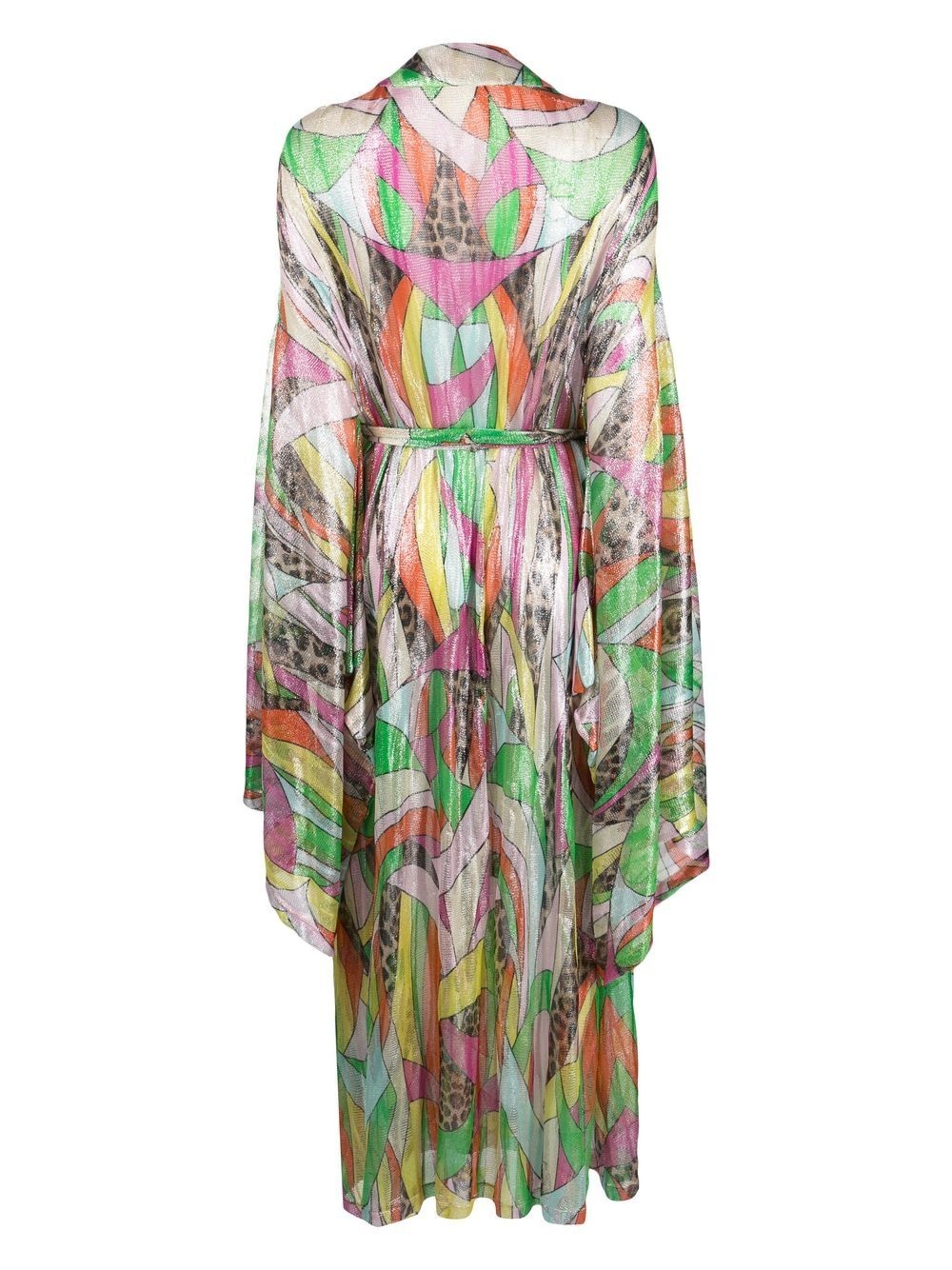 graphic-print knitted dress - 2