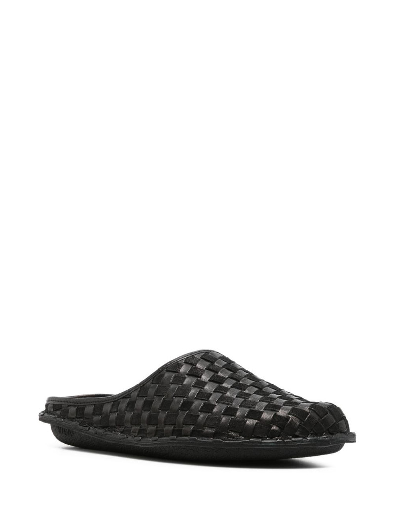Comme des Garçons Homme woven leather mules outlook