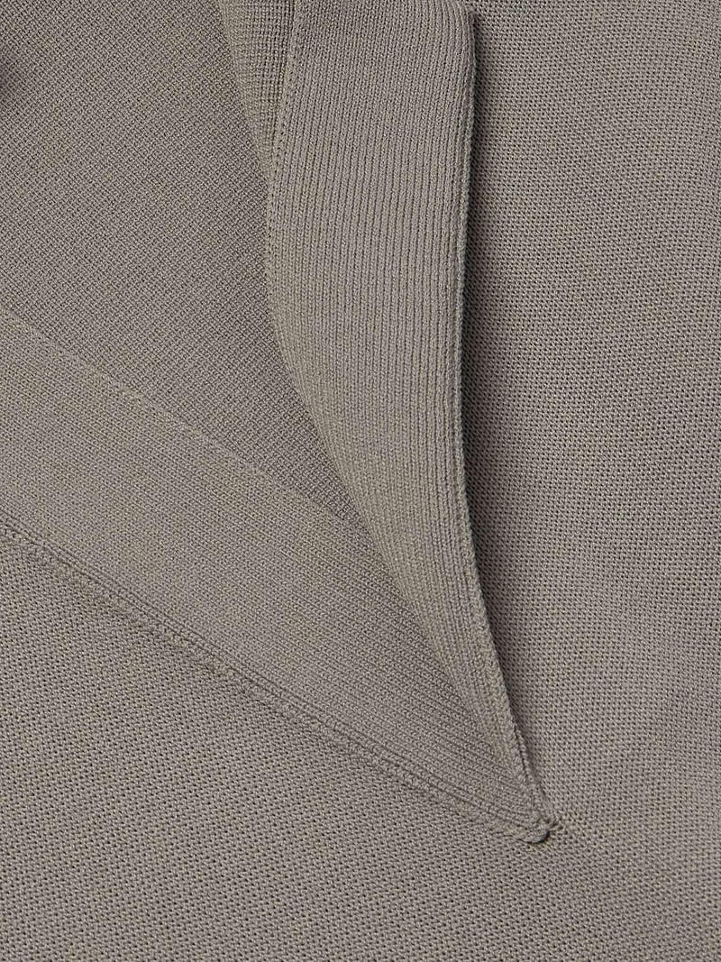 Oversized Jersey Polo Shirt 4