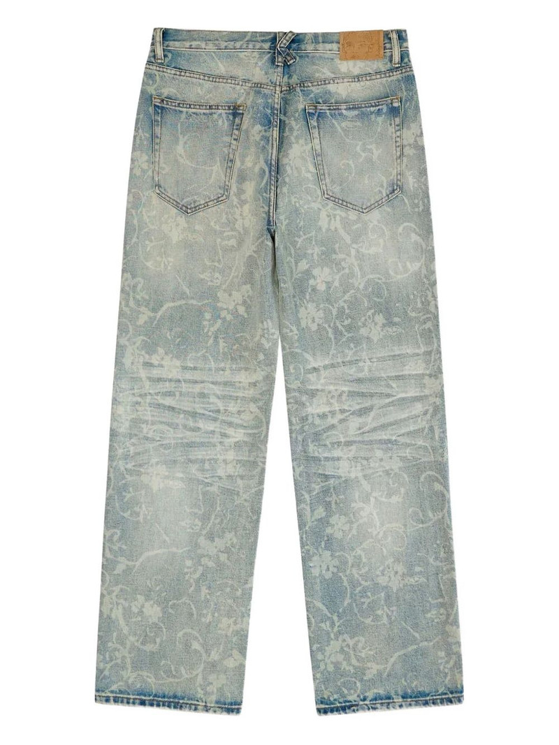 KidSuper floral-pattern jeans outlook