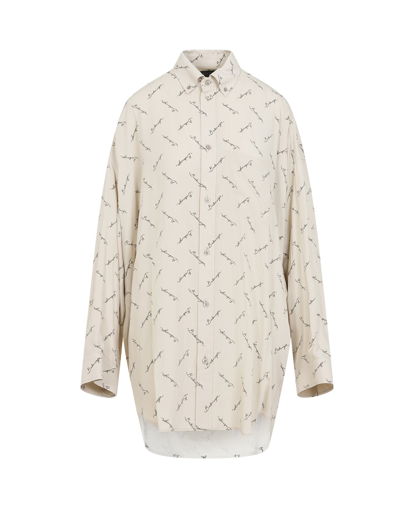 Long Sleeves Cocoon Shirt - 2