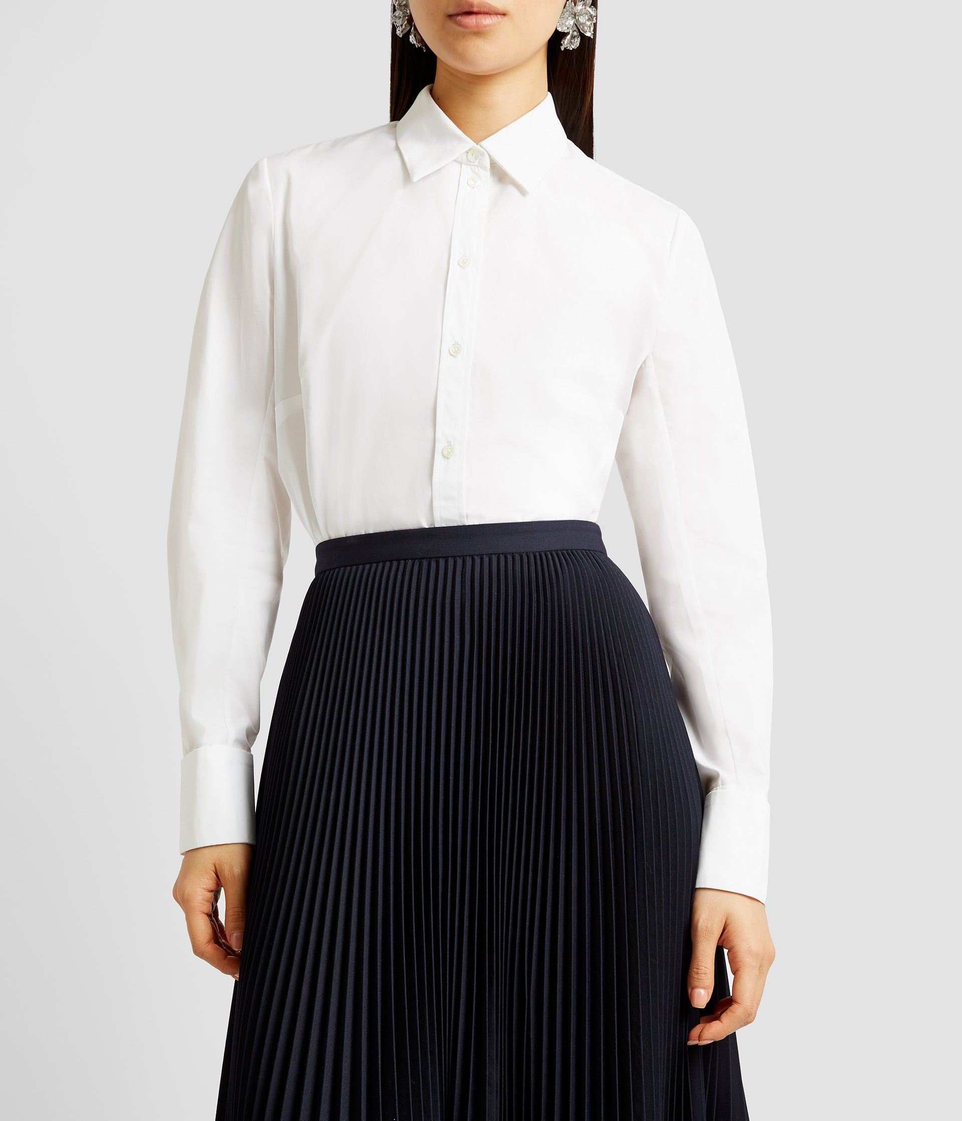 PLEATED MIDI SKIRT - 5