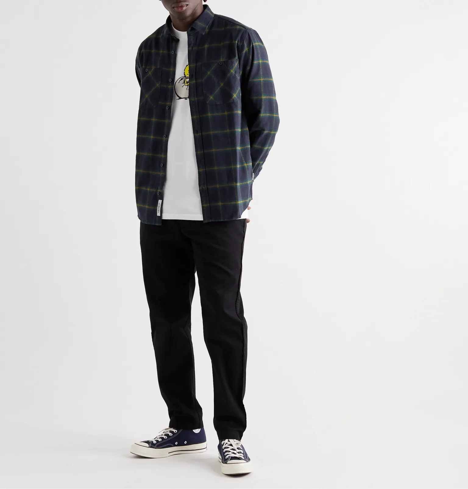 Checked Cotton-Flannel Shirt - 2