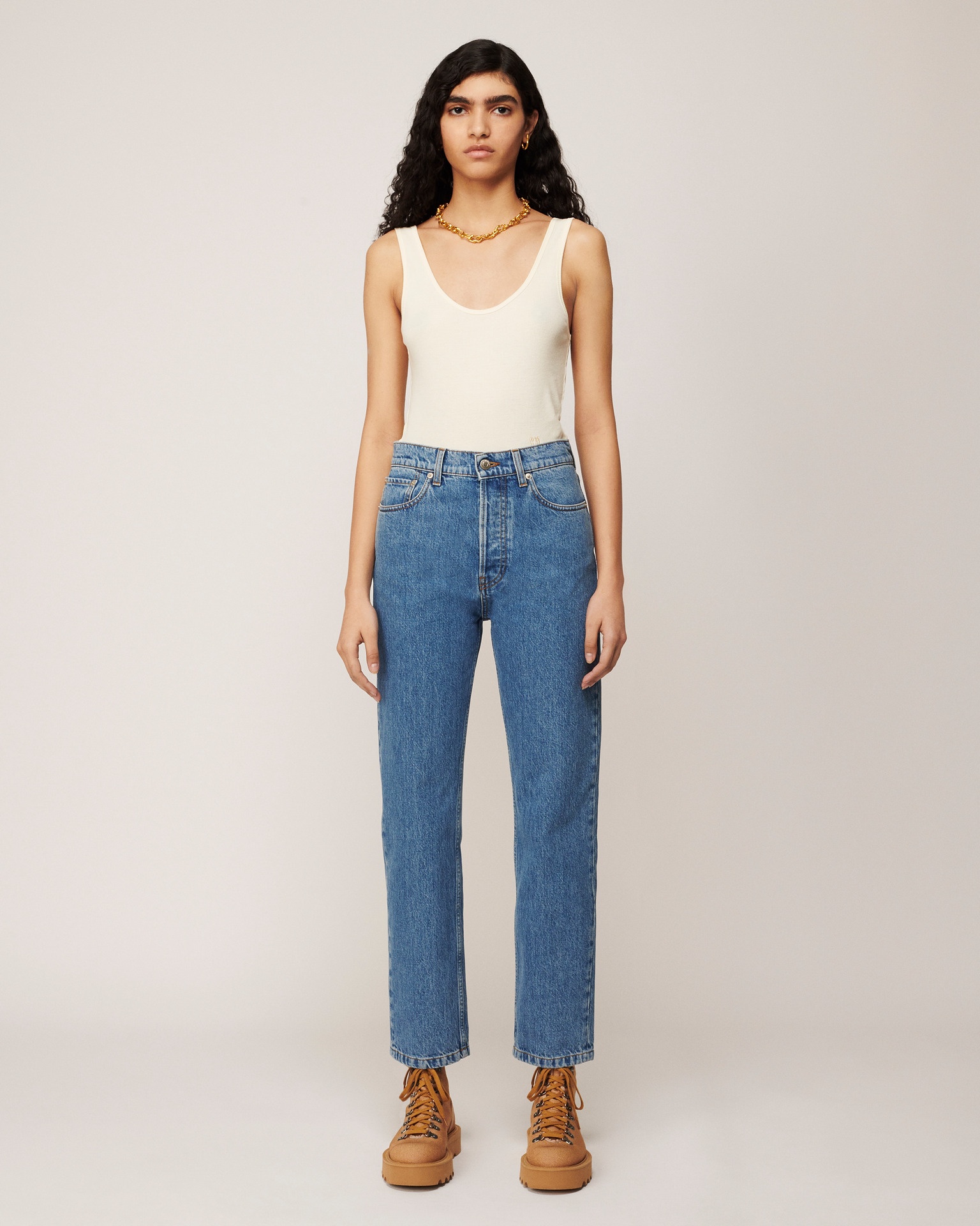 KEMIA - Straight leg jeans - Medium blue - 3