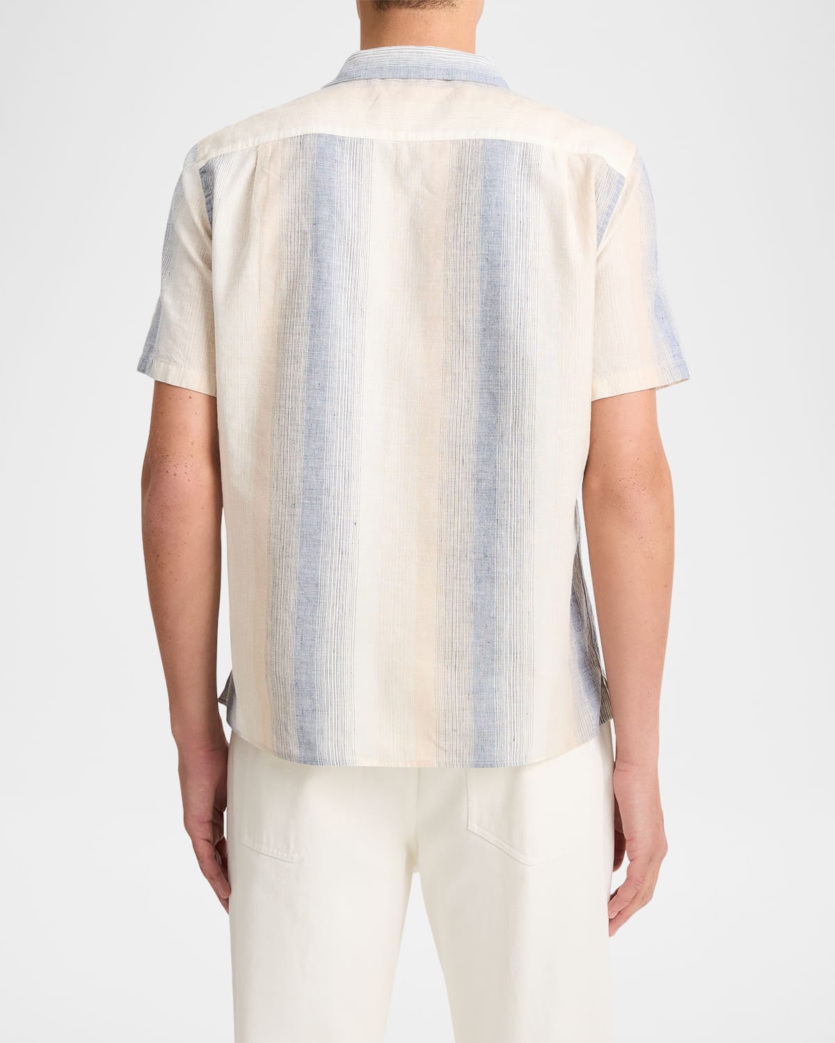 Men's Striped Cabana Shirt - 3