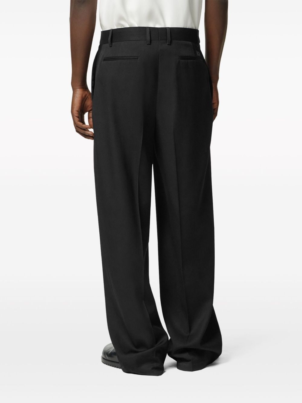 wide-leg virgin-wool trousers - 3