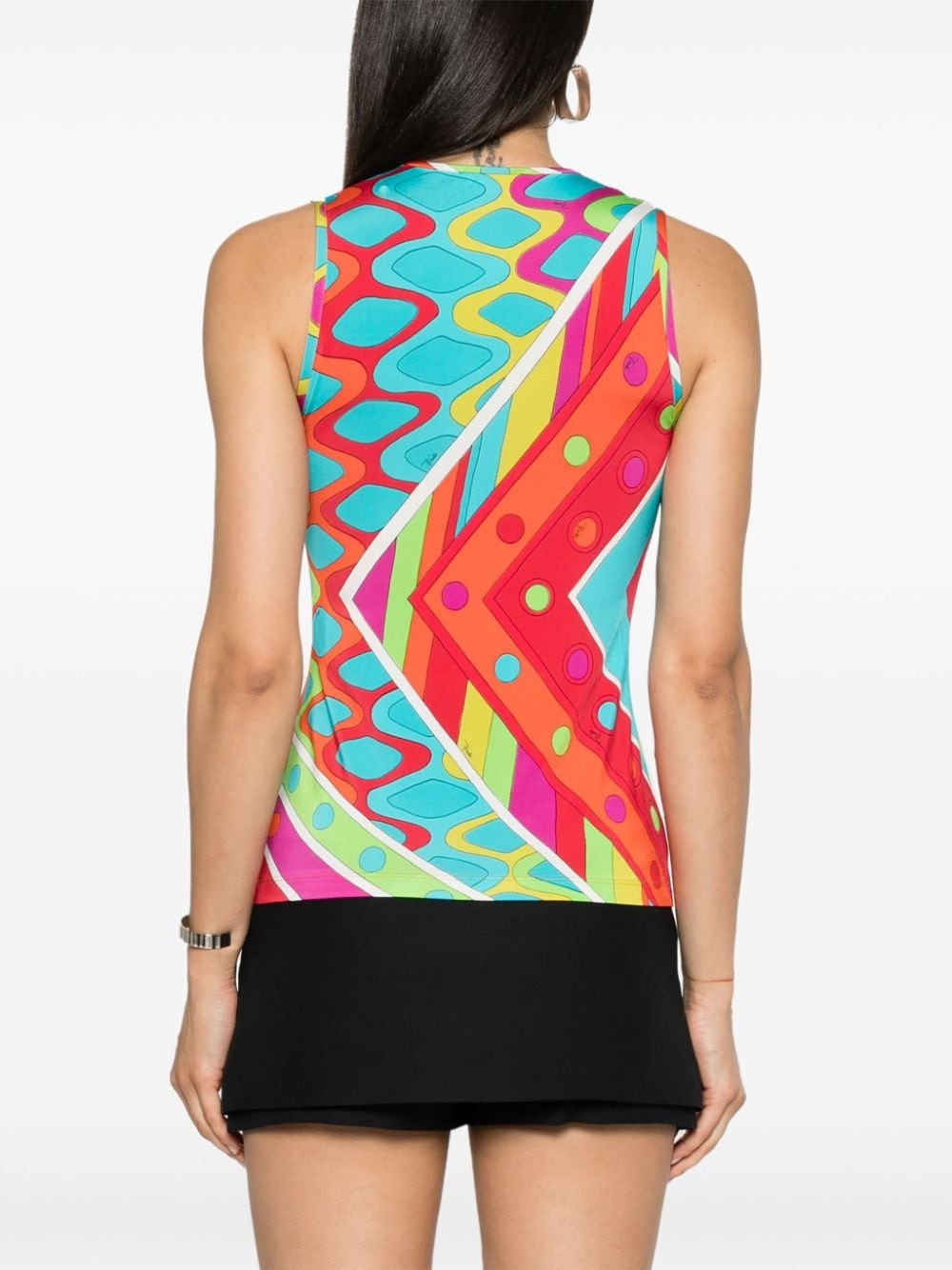 Vivara-print tank top - 4