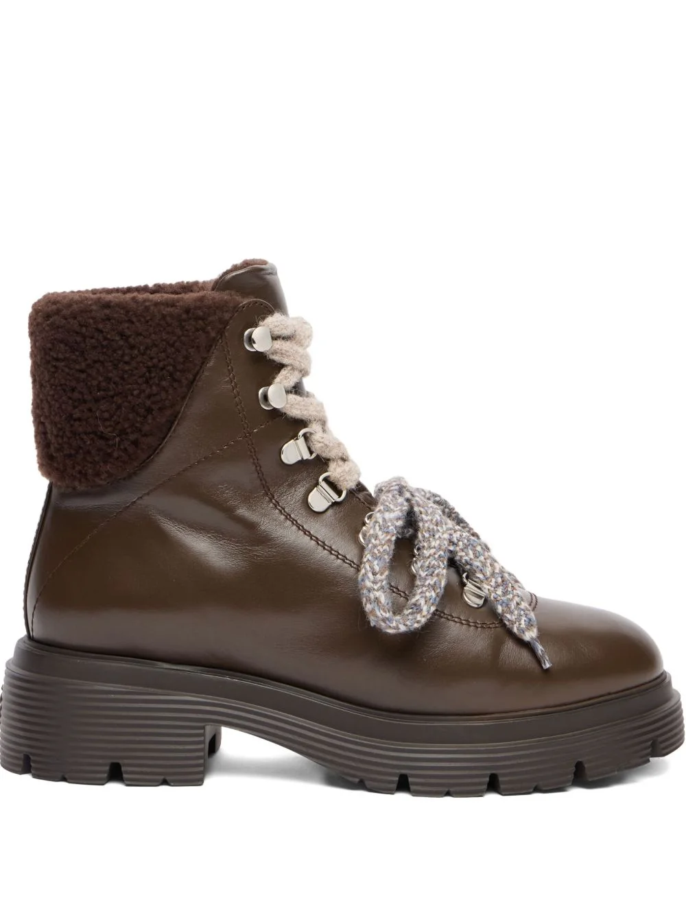 Hudson Lite lace-up shearling boots - 1