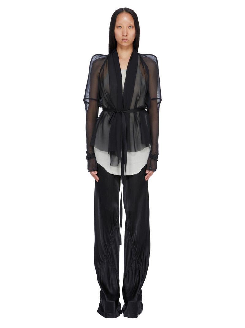 Rick Owens tie-waist jacket outlook