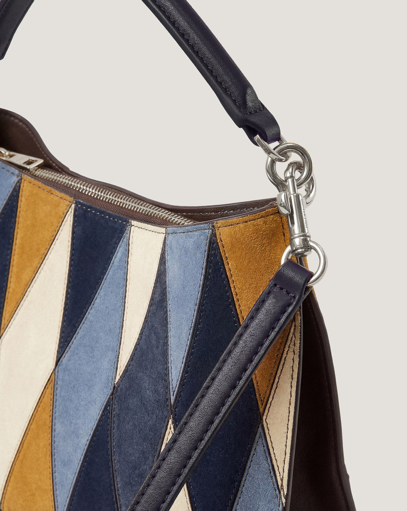 VERONICA BEARD VIDA PATCHWORK SHOULDER BAG outlook