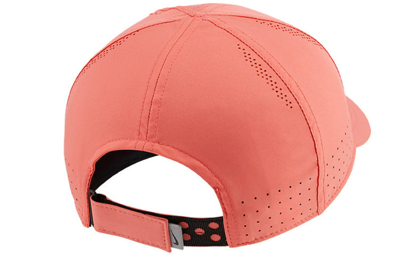 Nike (WMNS) Nike Featherlight Running Cap 'Orange Pink' DC4090-622 outlook