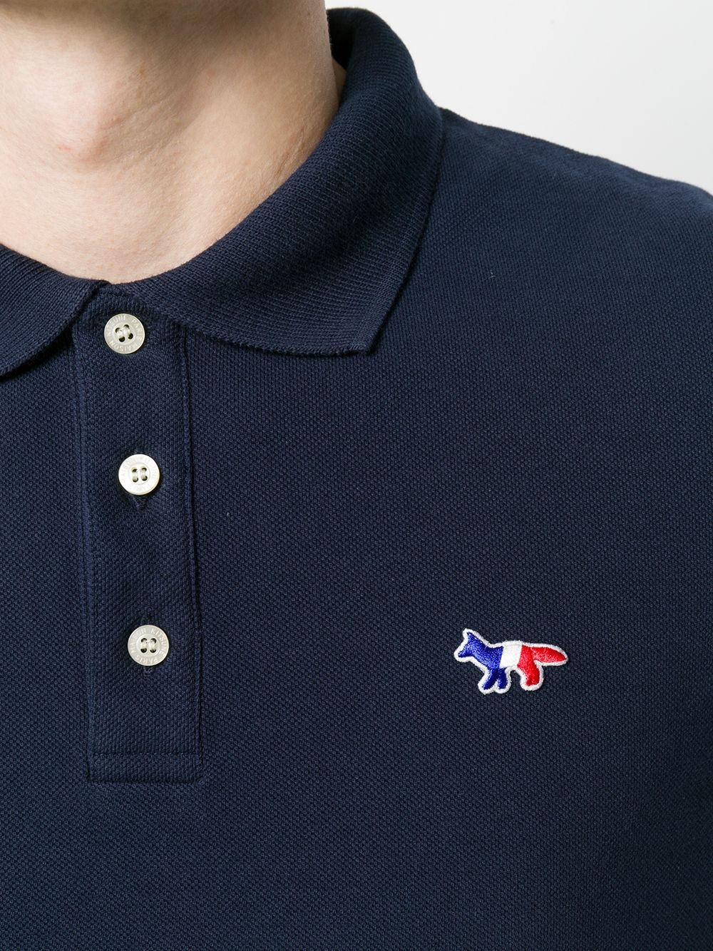 fox patch polo shirt - 5