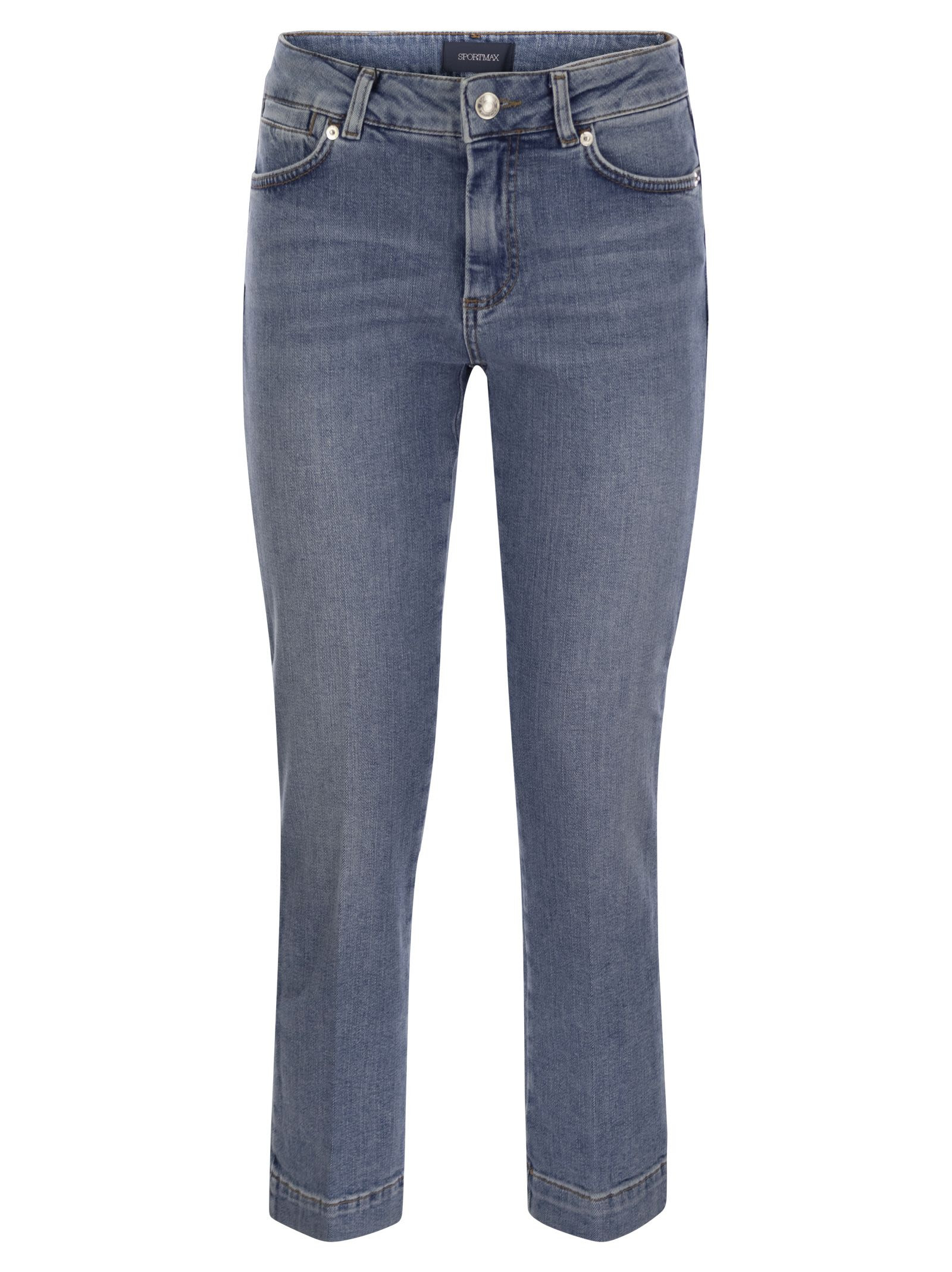 Sportmax Women Umbria - Mini Flare Denim Trousers - 1