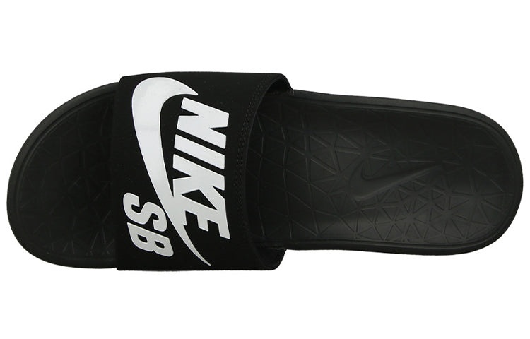 Men's Nike sandals Sports slippers 'Black White' 840067-001 - 4