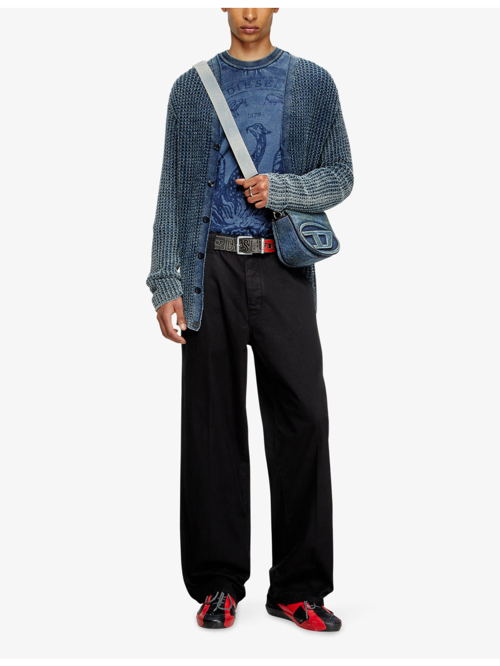 P-Hant-Chino Straight-Leg Cotton-Twill Trousers - 2