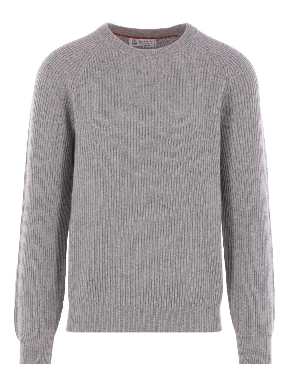 ribbed crew-neck sweater - 1