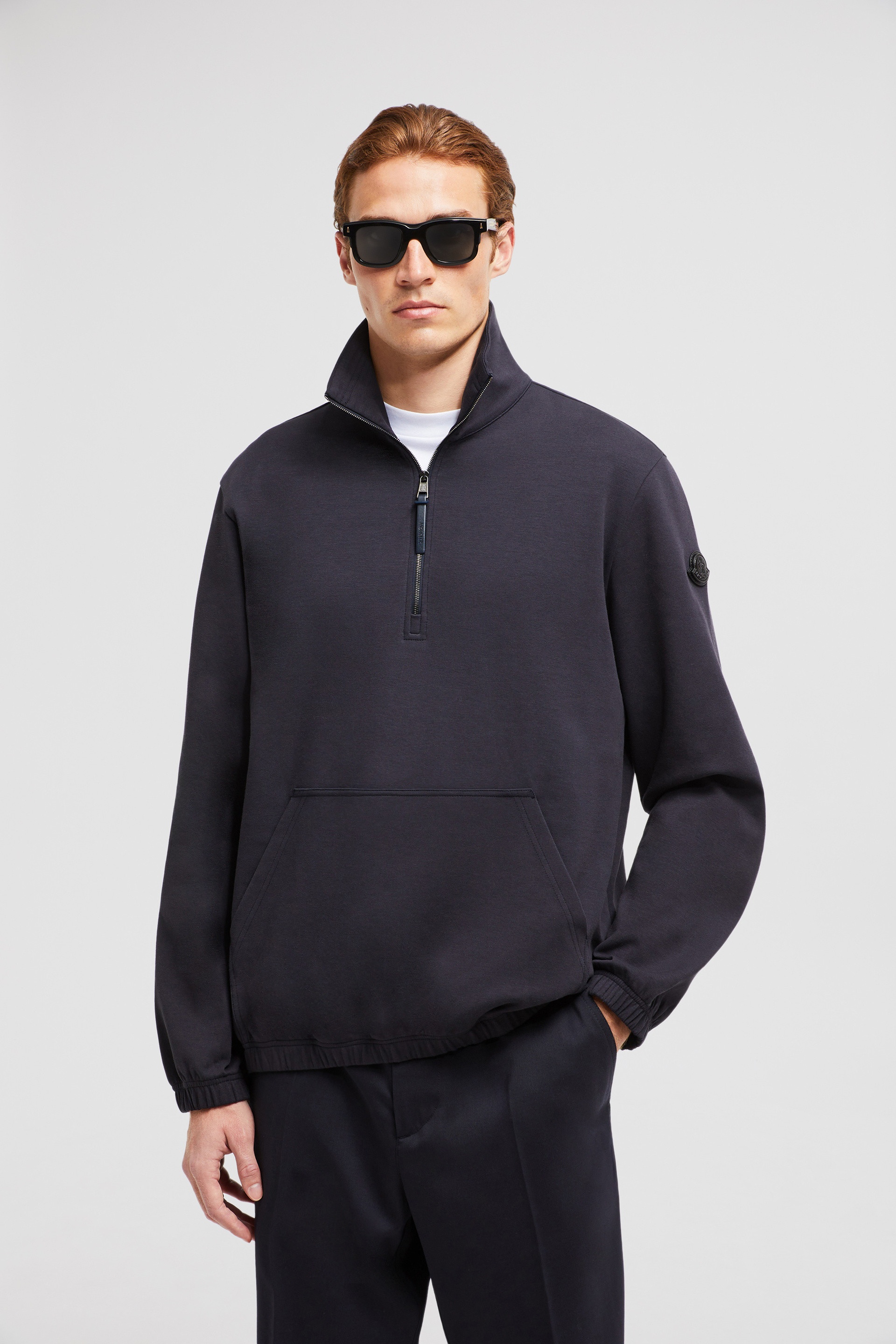 Cotton Half-Zip Sweatshirt - 2