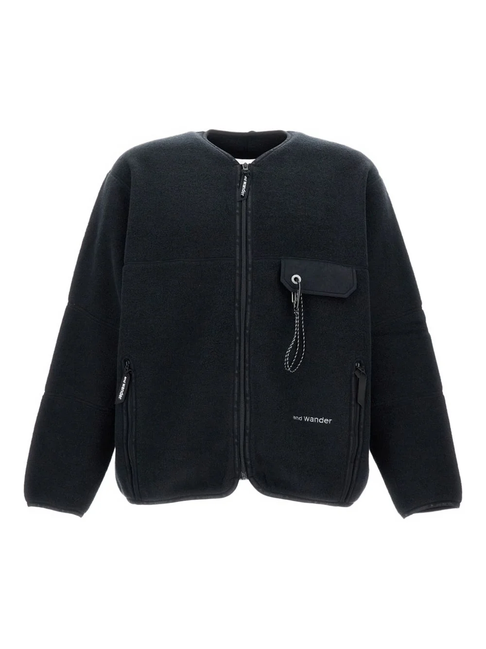 zip fleece sweater - 1