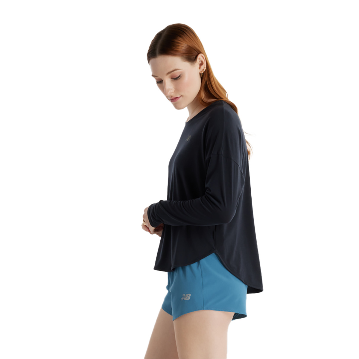 New Balance Drapey Jersey Long Sleeve T-Shirt - 2