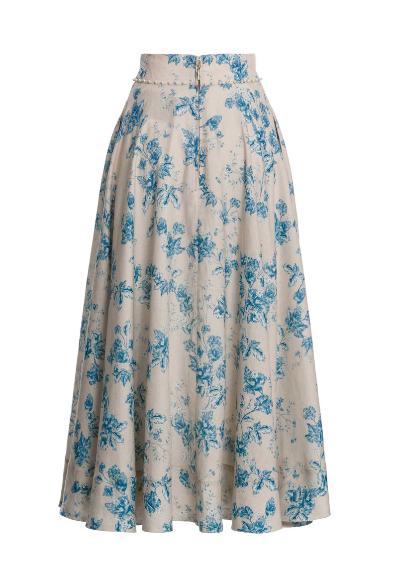 Bergamota Bougainvillea Maxi Skirt 3