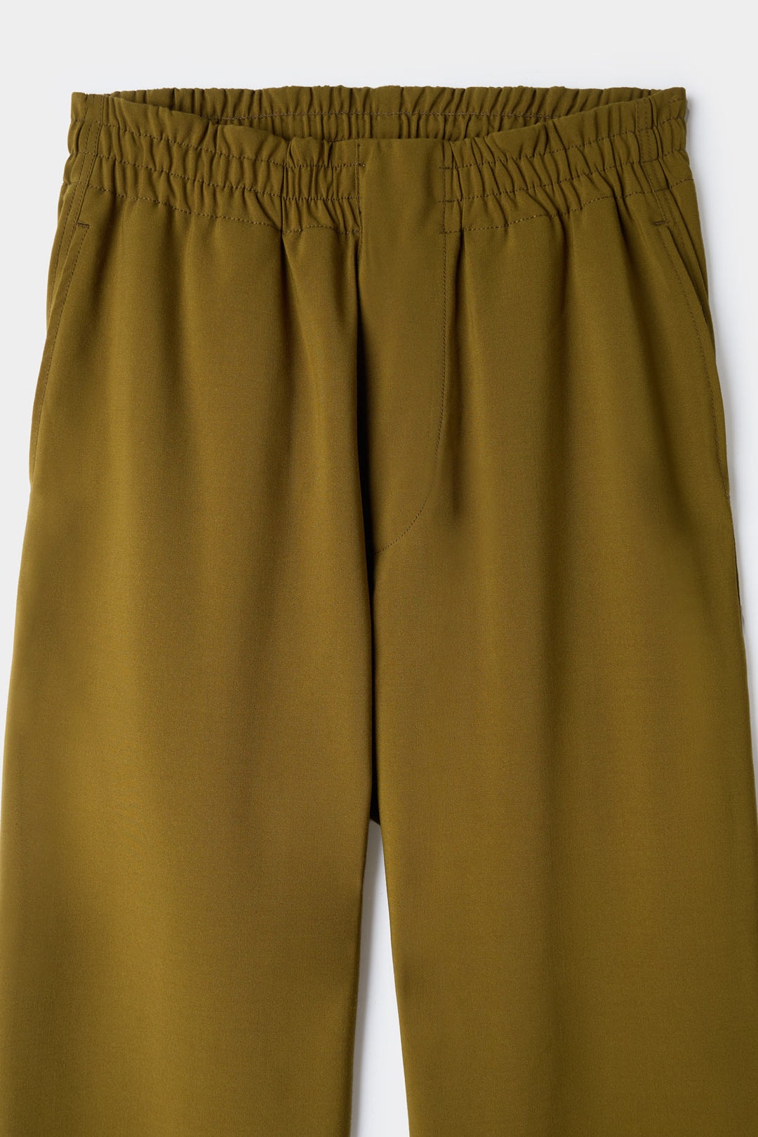ELASTIC PANTS / olive green - 7