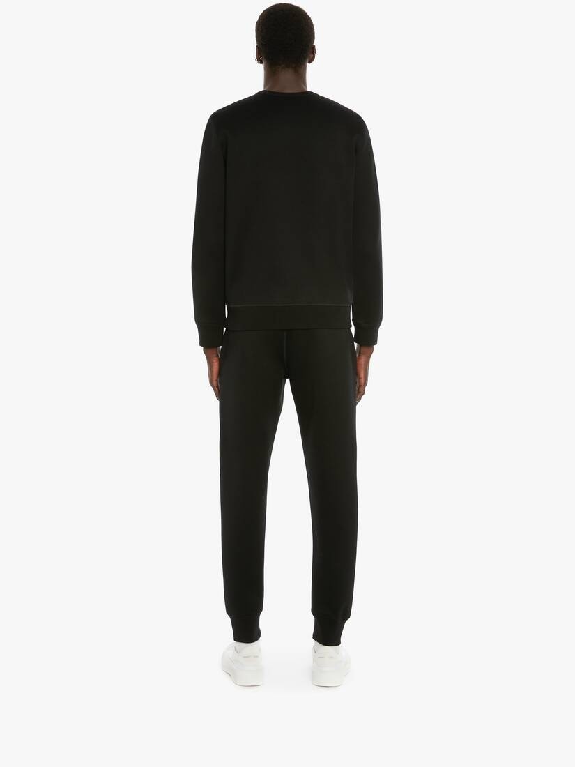Crystal Skull Joggers in Black - 4