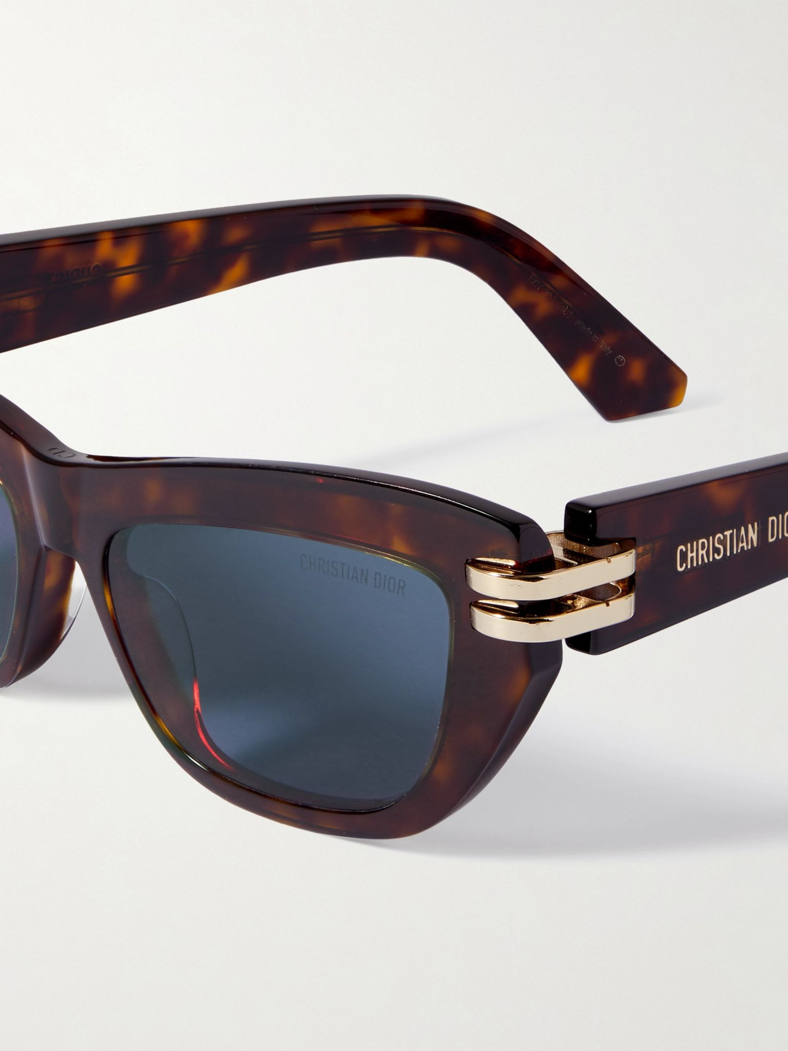 CDior B2U cat-eye tortoiseshell acetate sunglasses Brown - 4