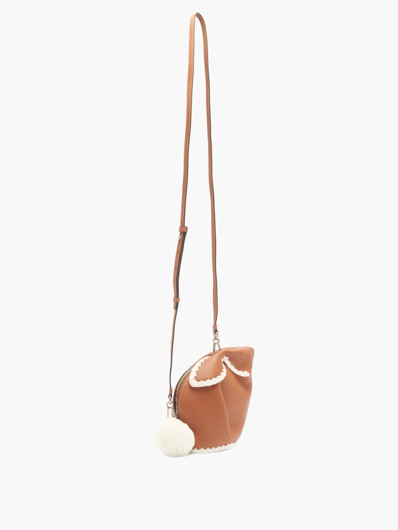 Bunny leather cross-body bag - 5