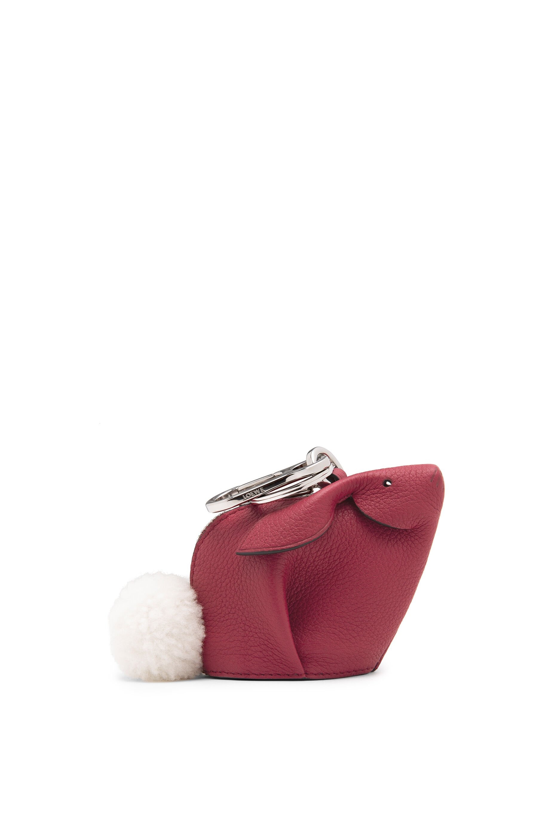 Bunny charm in soft grained calfskin - 1