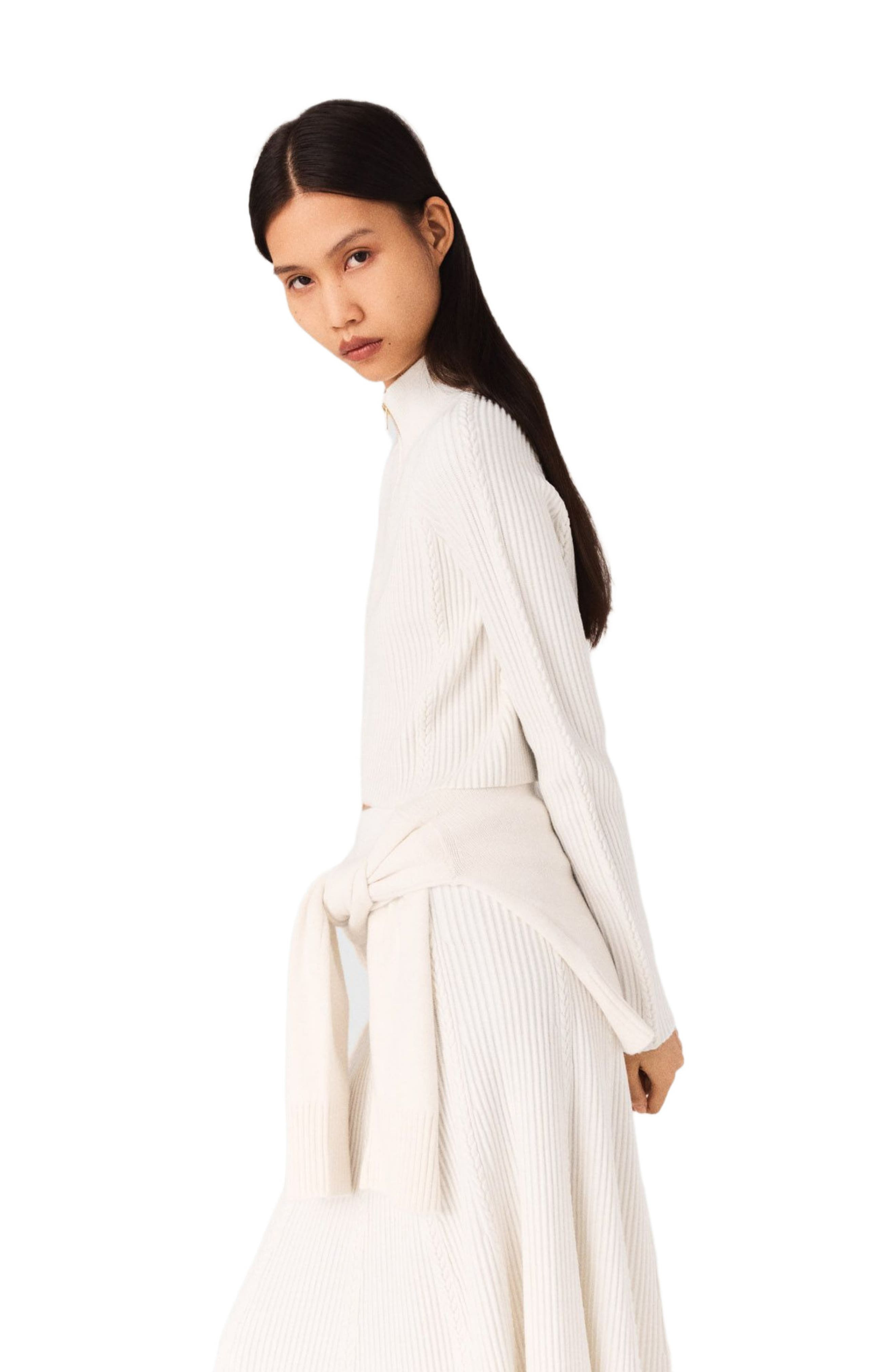 maje High-neck sweater in Ecru at Nordstrom - 3