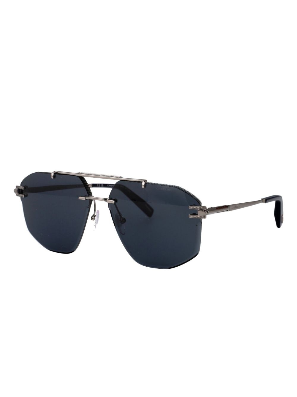 geometric frame sunglasses - 2