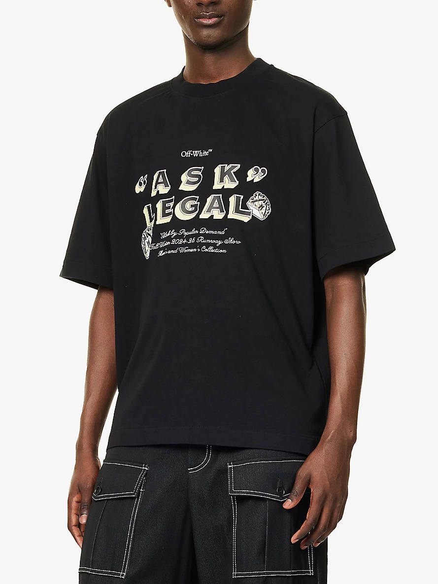 Legal Skate crew-neck relaxed-fit cotton-jersey T-shirt - 3