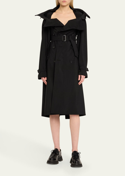Junya Watanabe Double-Breasted Trench Midi Dress outlook