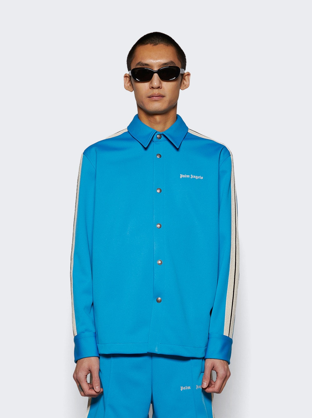Classic Logo Track Shirt Light Blue - 3