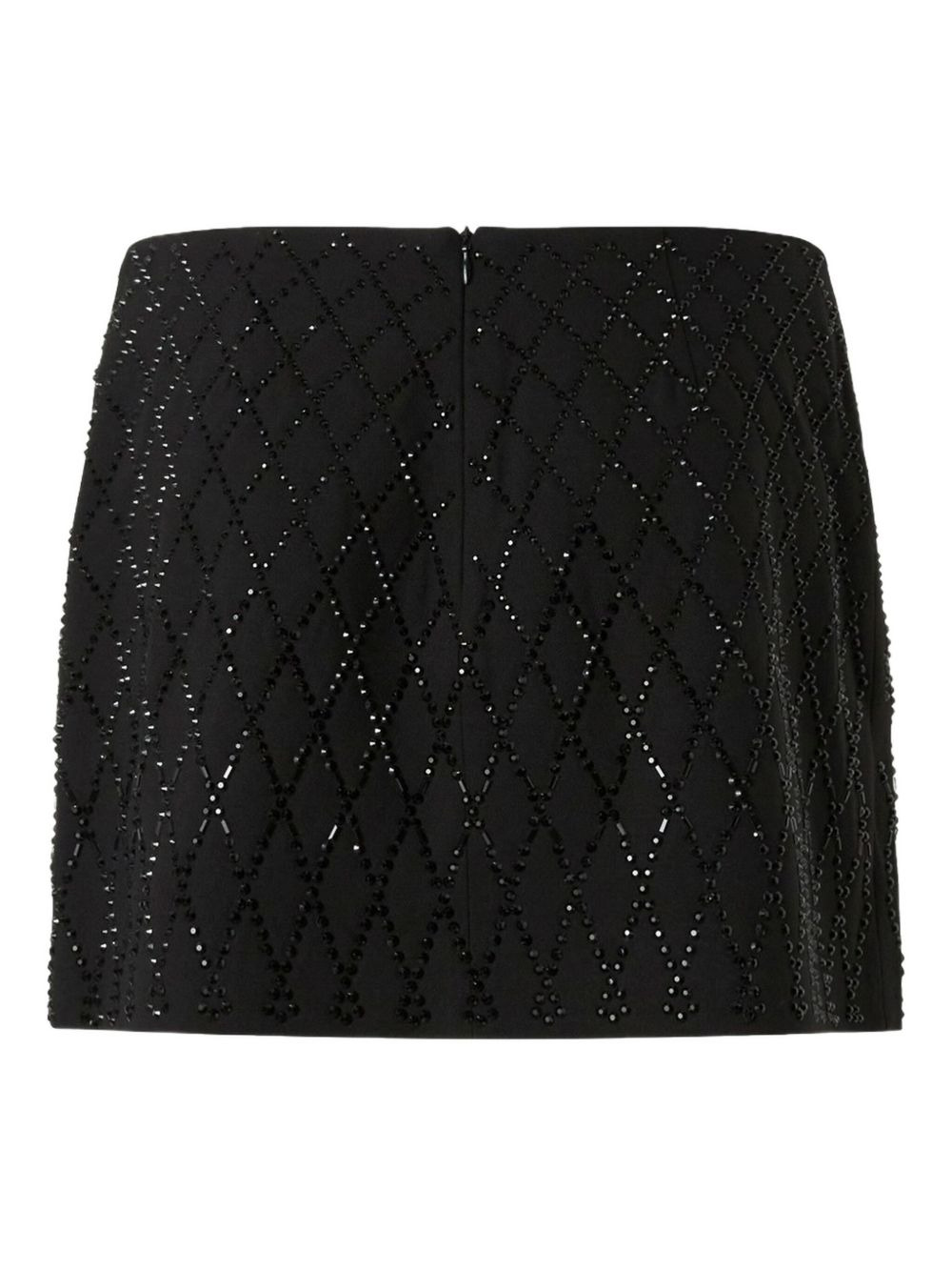 rhinestone-embellished fitted skirt - 2