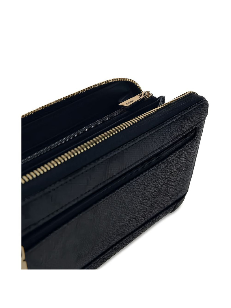 logo patterned zip wallet 4
