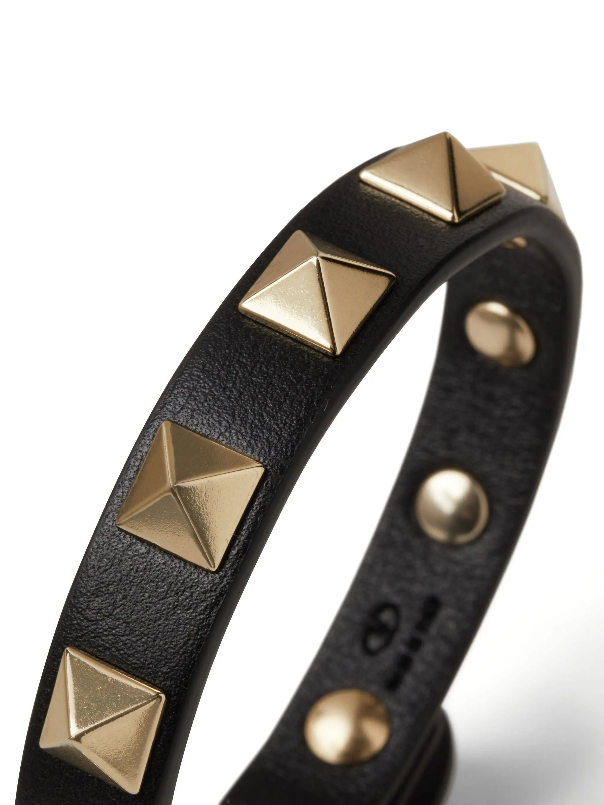 Rockstud leather bracelet - 2