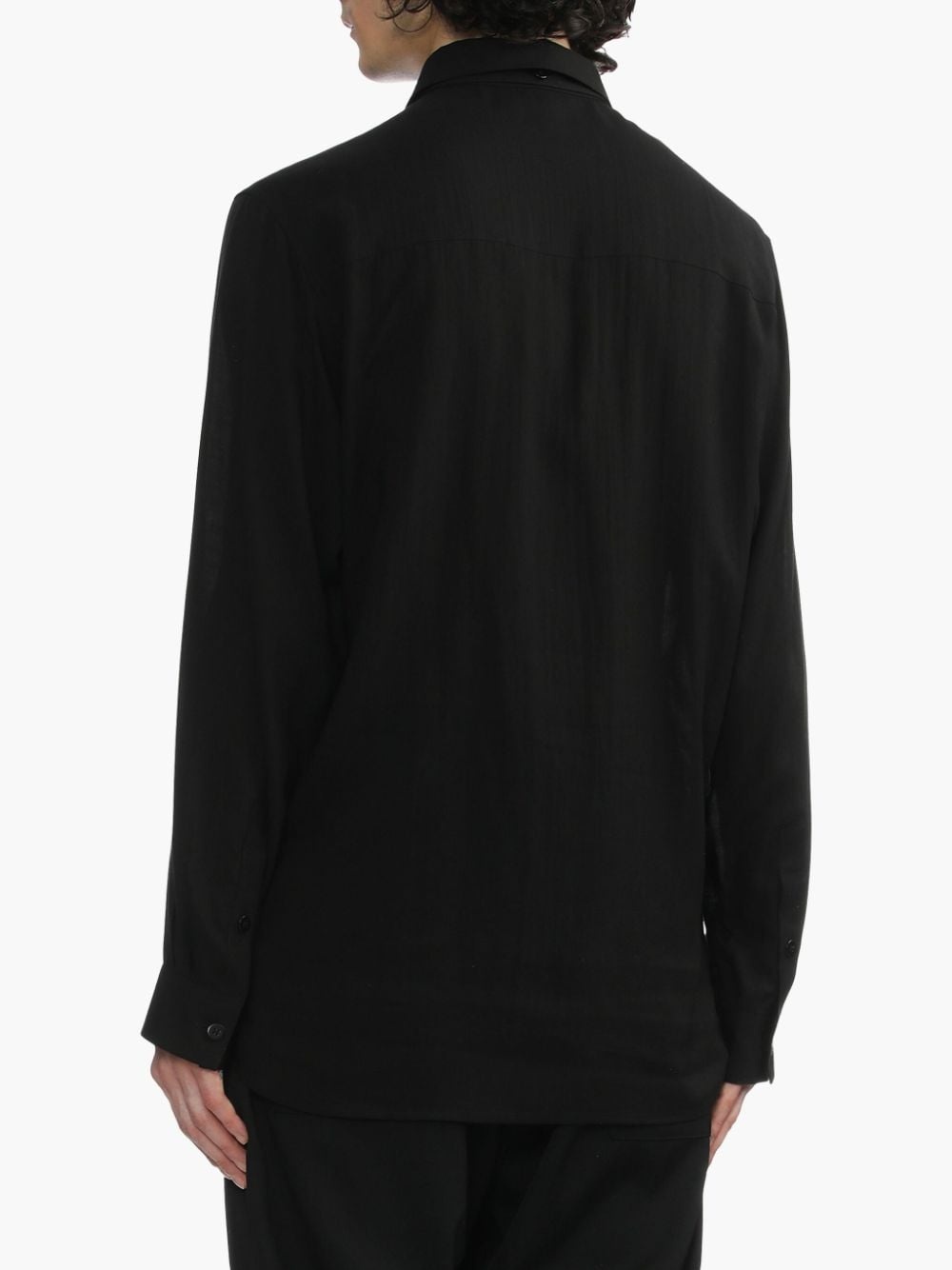 buttoned long-sleeve shirt - 4