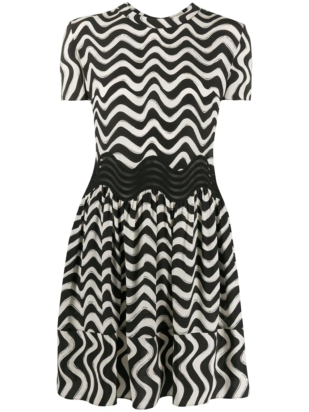 swirl T-shirt dress - 1