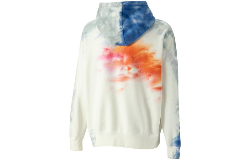 PUMA PUMA MMQ Tie Dye Hoodie 'White' 539575-02 outlook