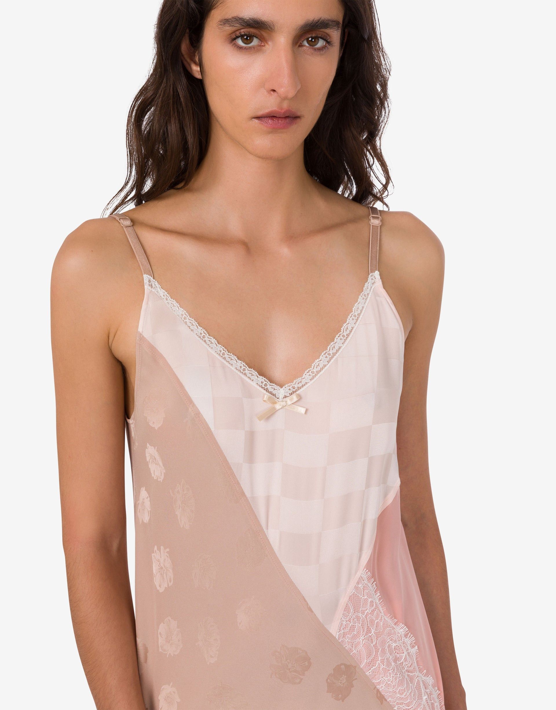 EMBROIDERED SILK BLEND DRESS - 3