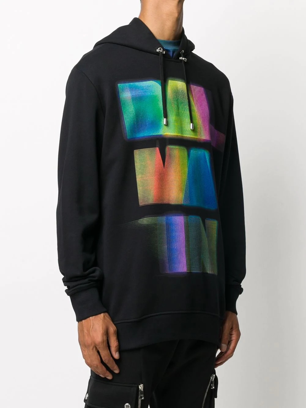 Disco logo print hoodie - 3