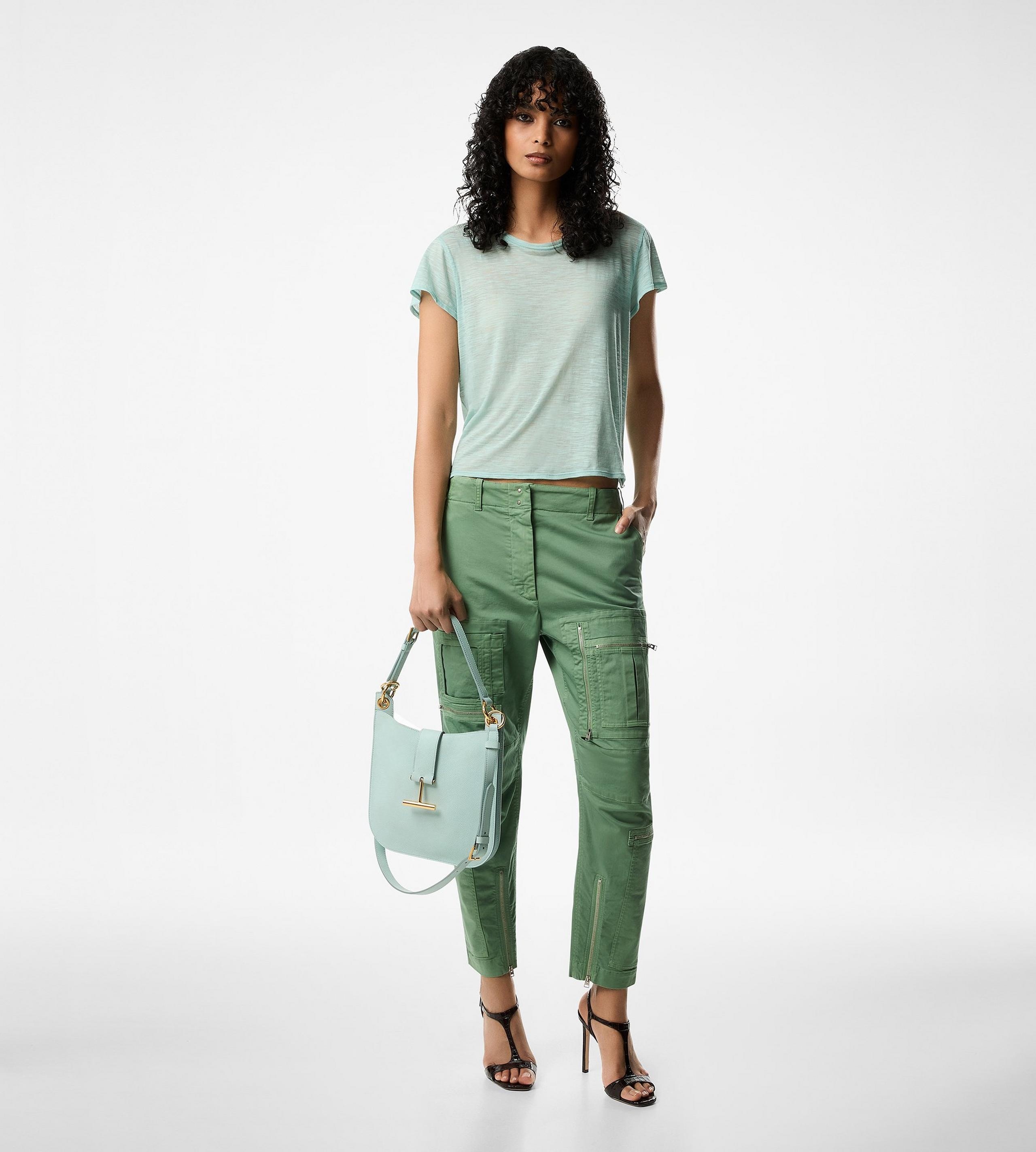 SLUB COTTON JERSEY CREWNECK T-SHIRT - 2