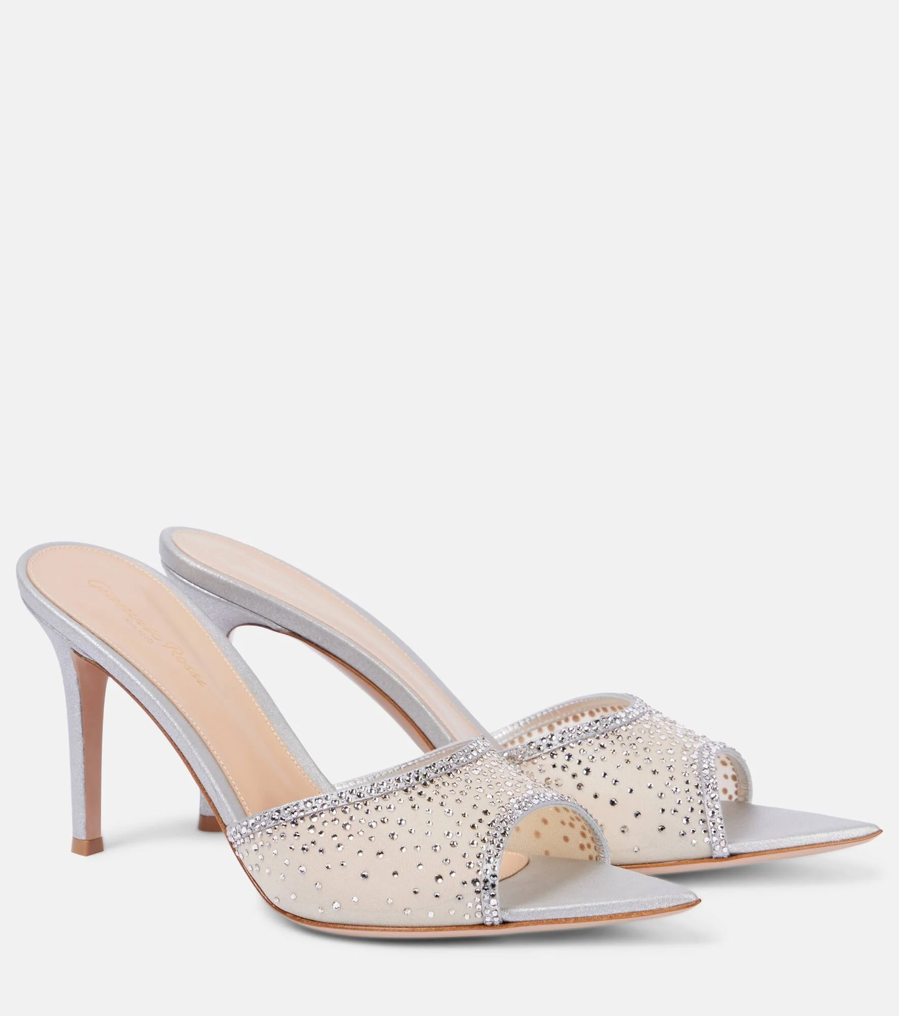 Rania 85 embellished mules - 1