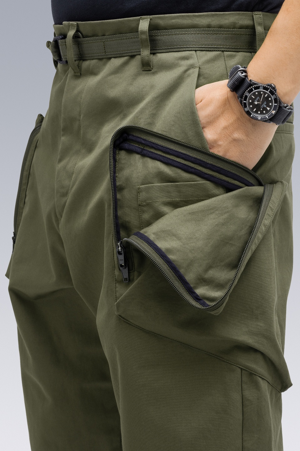 P32-S HD Cotton Cargo Pant RAF Green - 21