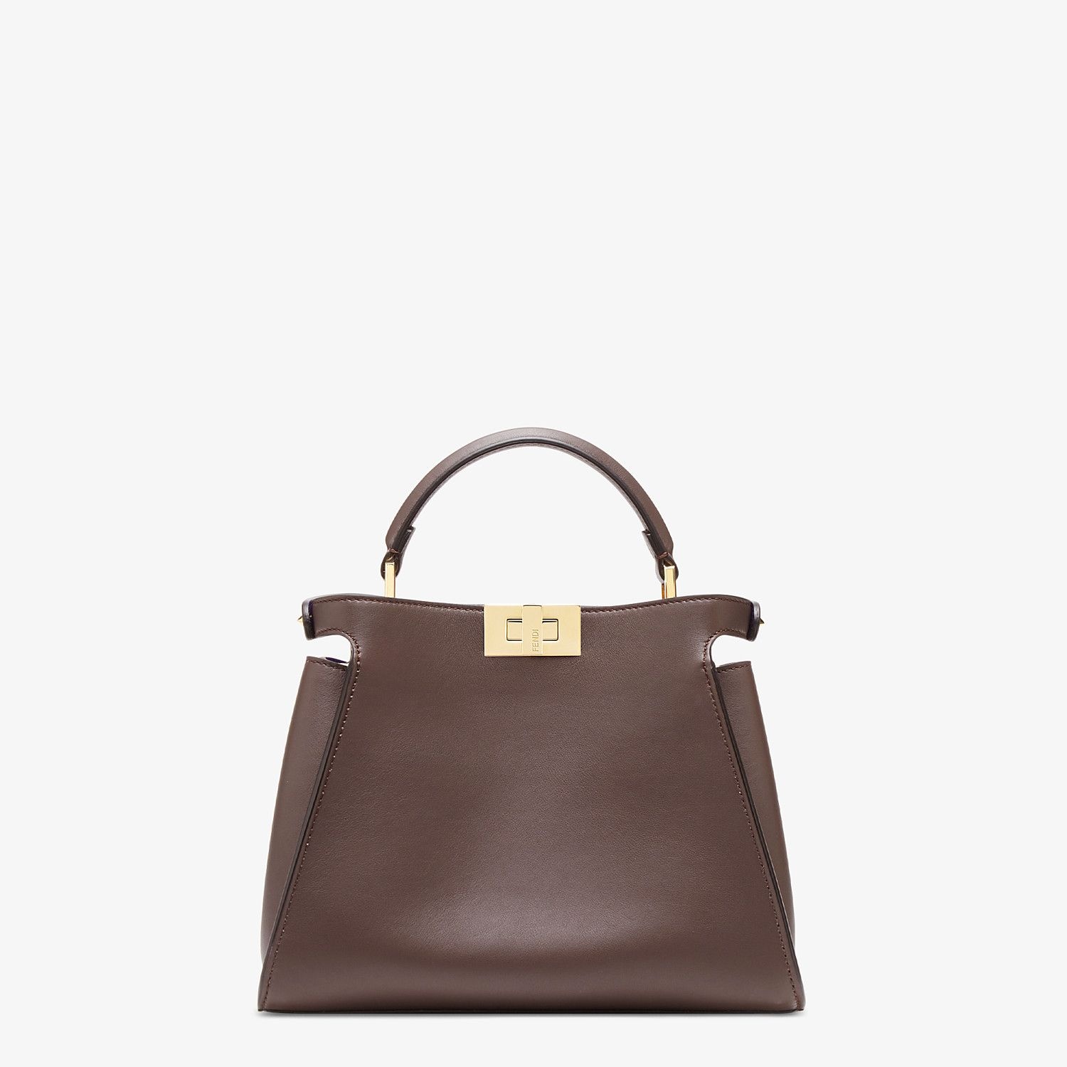 Brown leather bag - 4